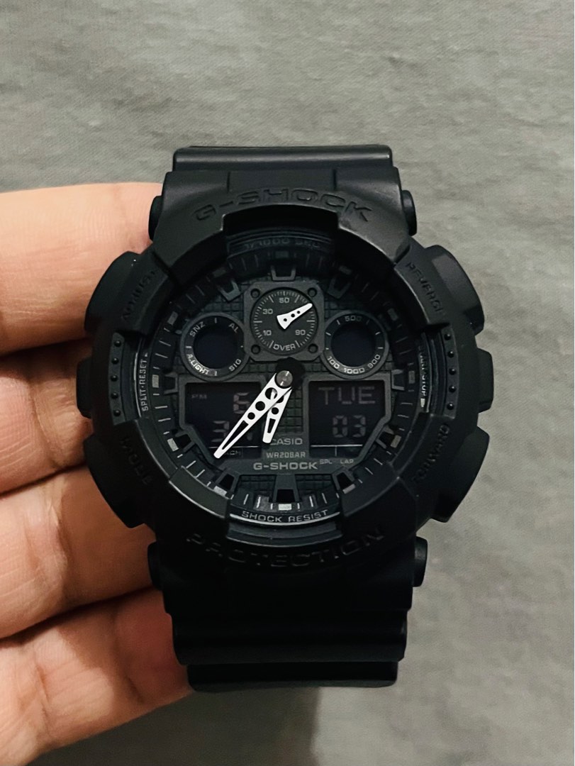 G SHOCK GA 100 DARK KNIGHT Men s Fashion Watches Accessories