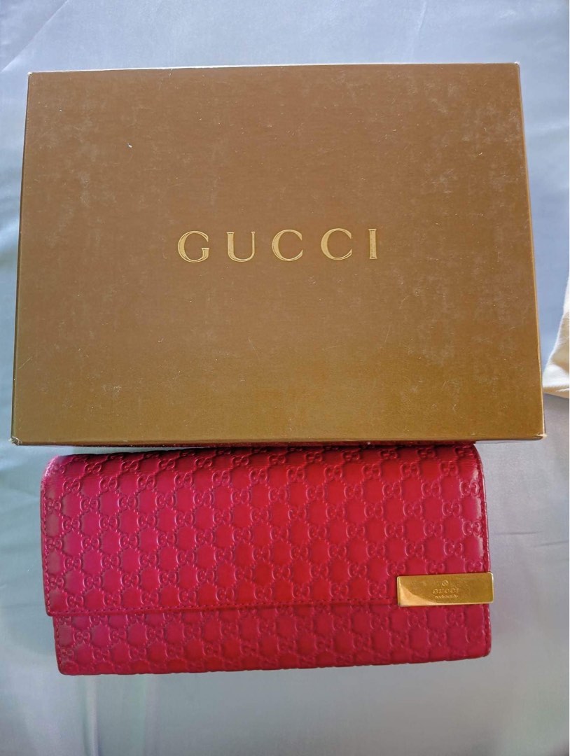 Gucci Wallet On Chain on Carousell