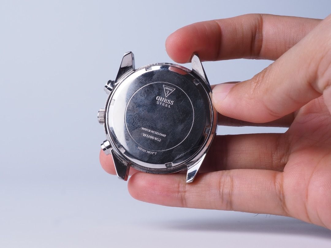 Guess Steel Tachymeter Watches, Luxury, Watches on Carousell