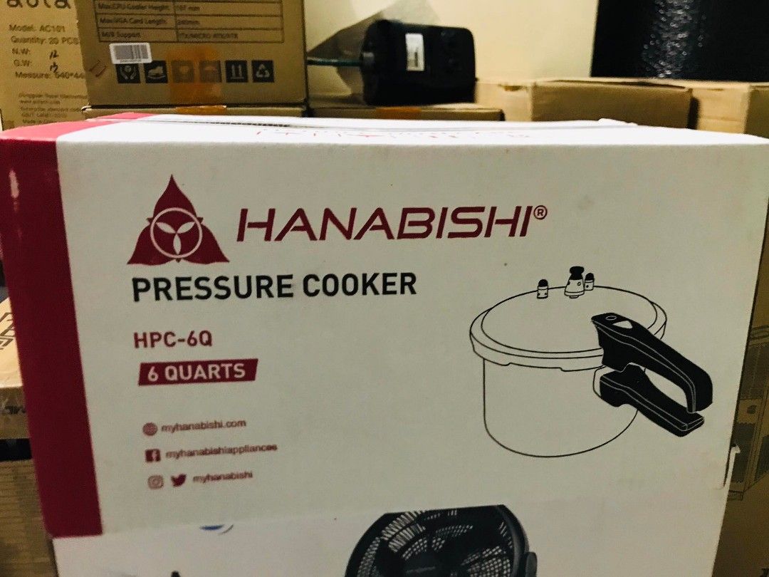 Hanabishi pressure cooker clearance hpc 6q