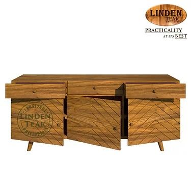 Handcrafted Solid Teak Wood V-Teak Buffet Table Furniture (Category: Tables & Sets) located in Quezon City. Submitted by lindenteakfurnitureonlinesales (Listing ID 1228472922, Image 2). Description: ITEM: Handcrafted Solid Teak Wood V-Teak Buffet Table Furniture SERIES: Gold Teak (Indoor Series) MAIN MATERIAL: Teak Wood (Tectona Grandis) FINISHING: N. Cellulose APPROXIMATE DIMENSIONS: 173 x 40 x 75 cm (size may slightly vary due to its handcrafte