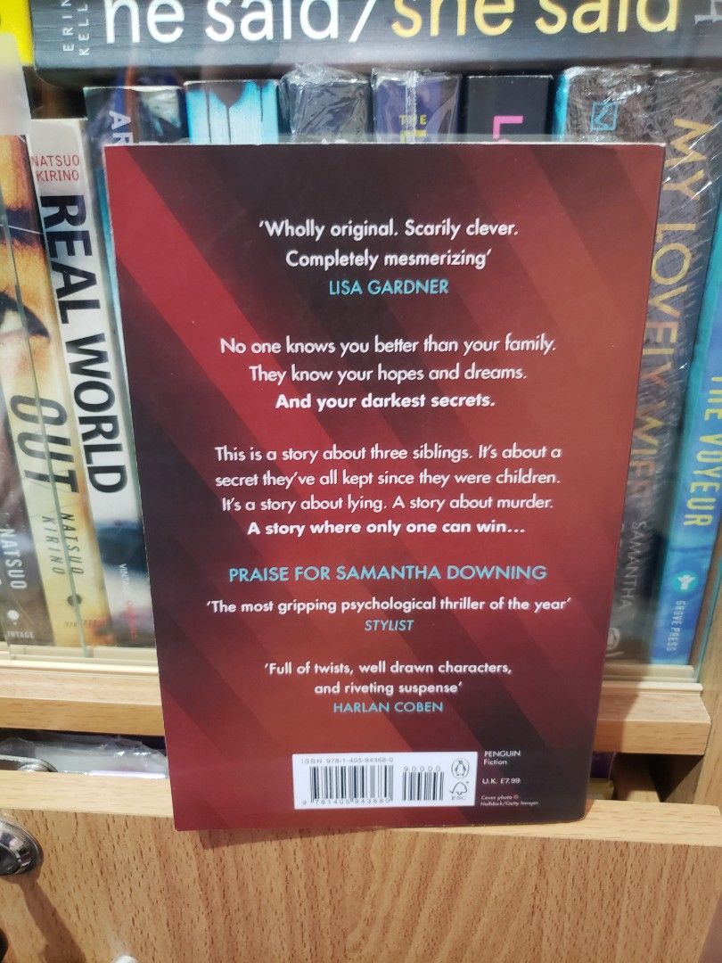He Started It by Samantha Downing (Category: Storybooks) located in Malolos. Submitted by purplereader (Listing ID 1228526555, Image 2). Description: He Started It Samantha Downing ✅PB ✅VGC 🐼Php 230 💰MOP: ⏩COD for meet up transactions ⏩Gcash if via courier ⏩Shopee (plus 7.5% on book price) 📦MOD (buyer will shoulder sf): ⏩Meet up if Malolos area (preferred) ⏩J&T (direct, sf must be paid via gcash before shipment) ⏩Can do shopee checkout (for sh