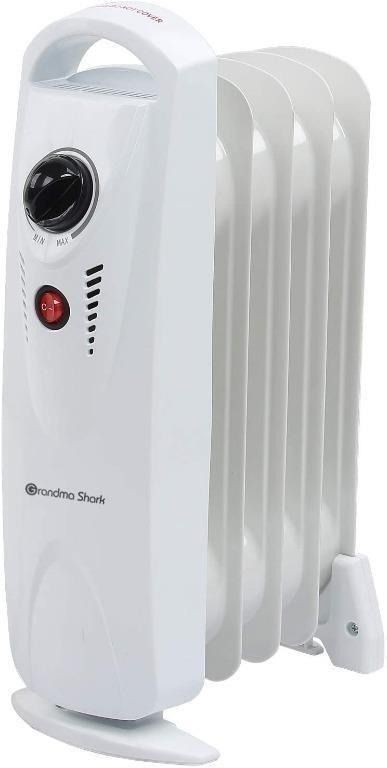 Heaters for home low energy (500W/5Fin) GRANDMA SHARK Portable Heater, with  adjustable temperature, TV u0026 Home Appliances, Air Conditioners u0026 Heating on  Carousell