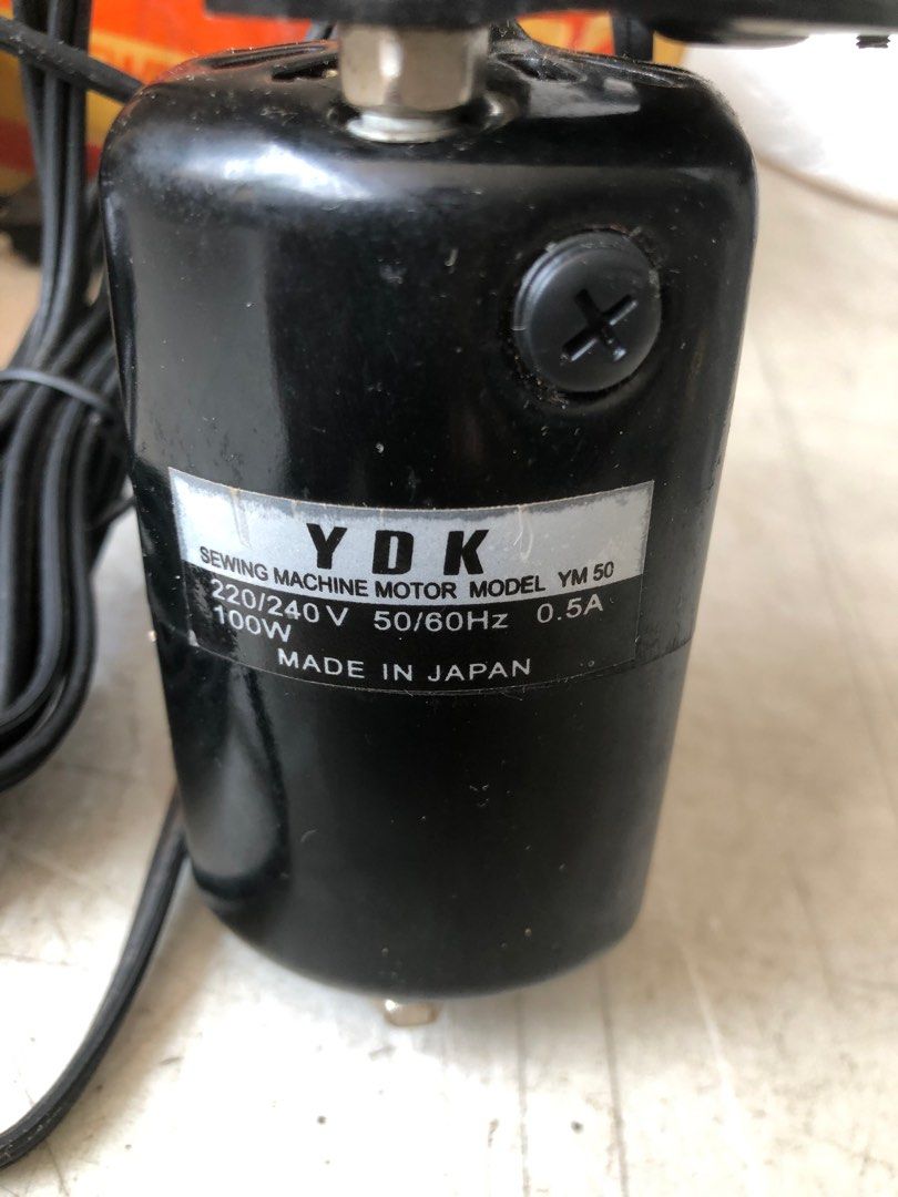 Heavy Duty YDK Sewing Machine Motor and Controller 220V Japan made b3