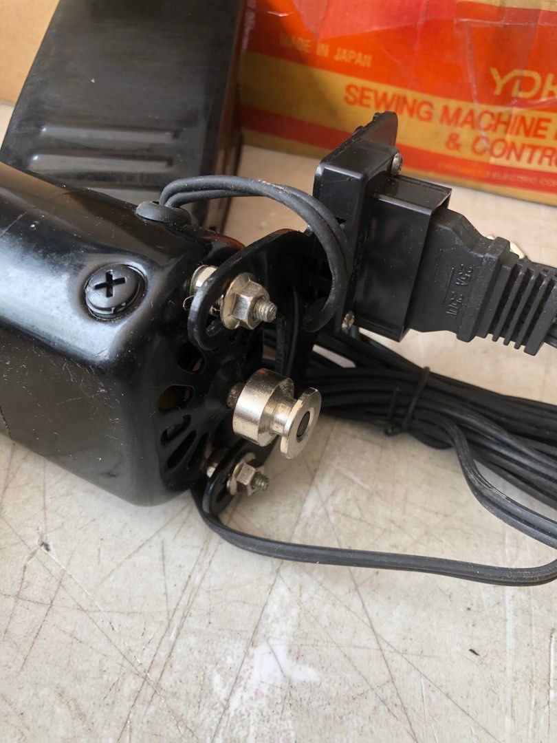 Heavy Duty YDK Sewing Machine Motor and Controller 220V Japan made b3