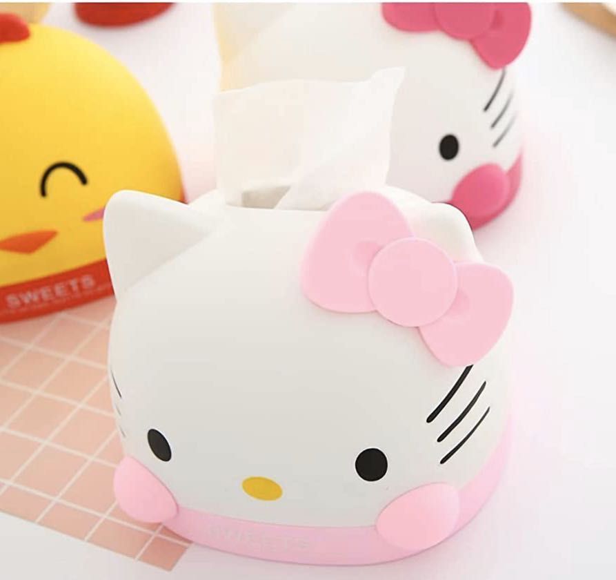 hello kitty tissue holder on Carousell