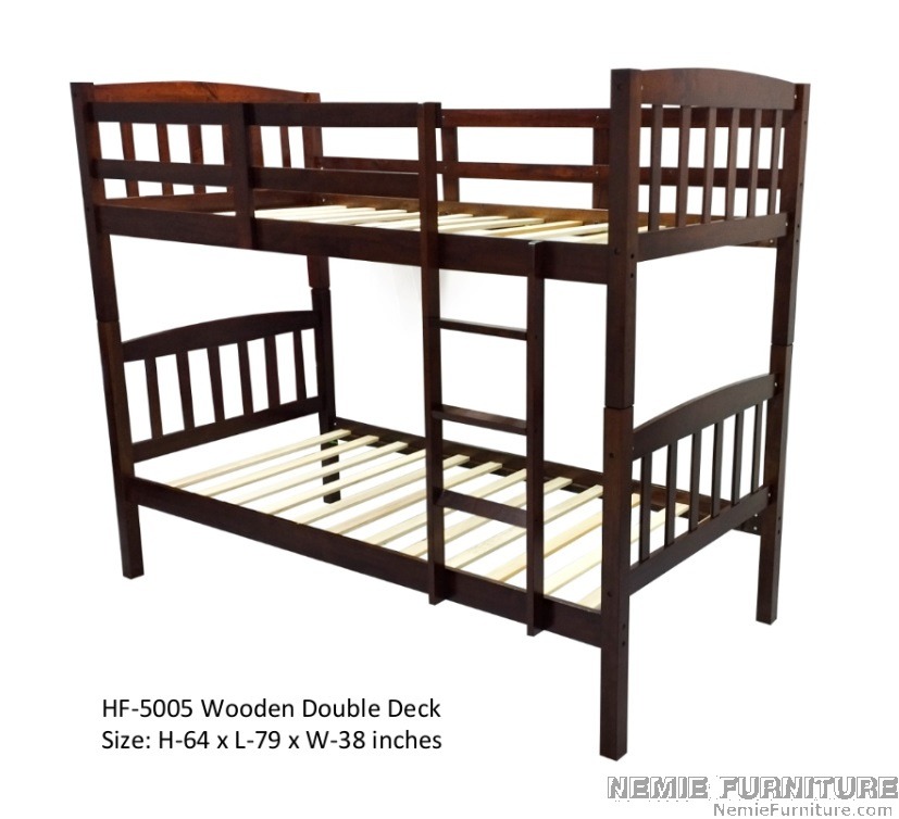 HF5005 double deck bed frame single, Furniture & Home Living