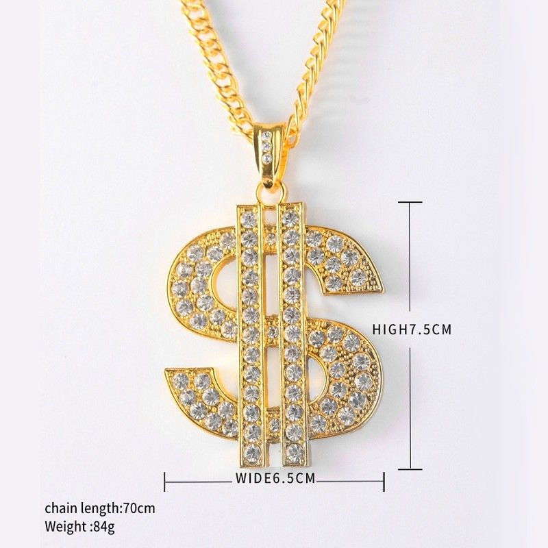 Gold chain shop dollar images
