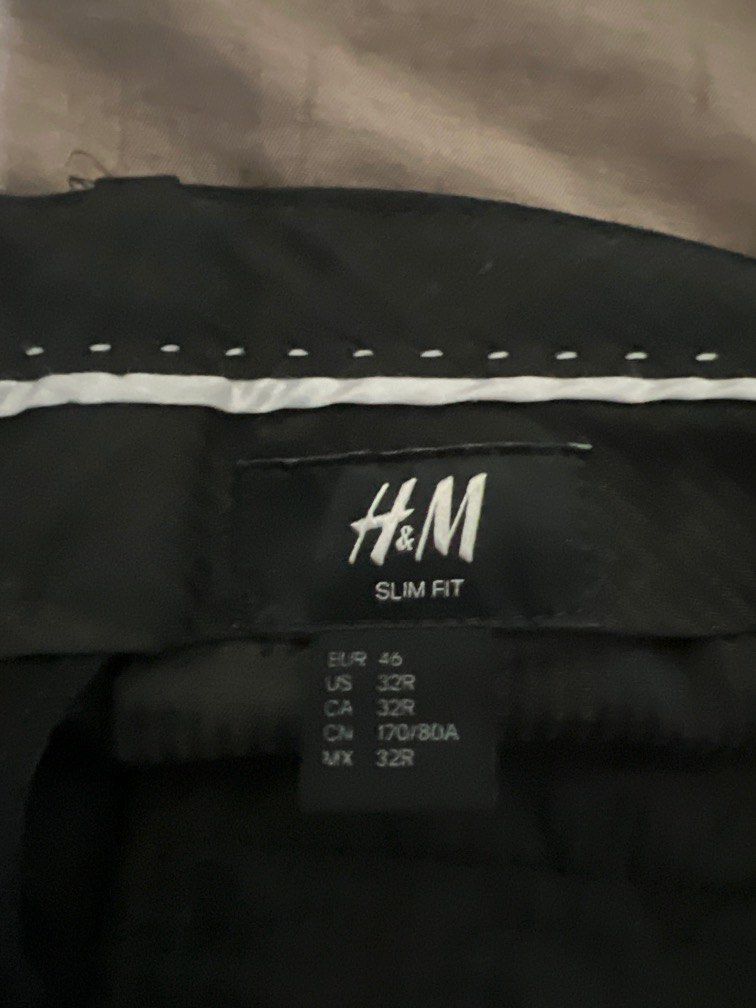 H and m smart trousers cheap