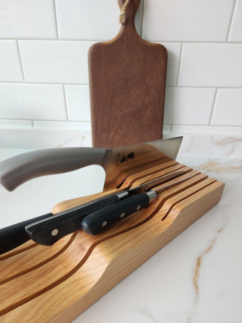 Horizontal Knife Block, Furniture & Home Living, Kitchenware