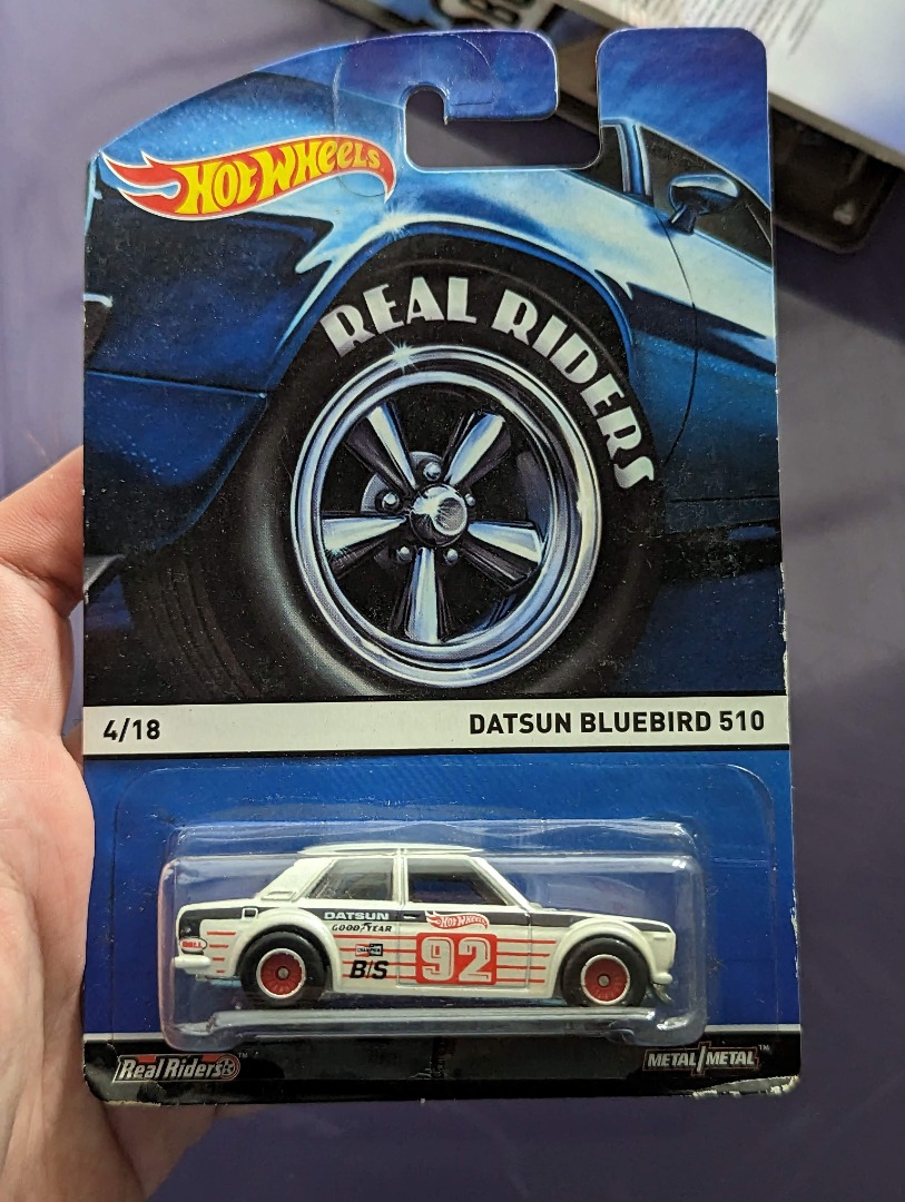 Hot wheels Datsun Bluebird 510 Real Riders Hotwheels