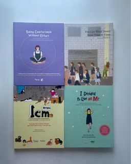 (set) I Decided To Live As Me/ Being Comfortable Without Effort/1CM Origin/You Can Wind Down from Time to Time Book Collection