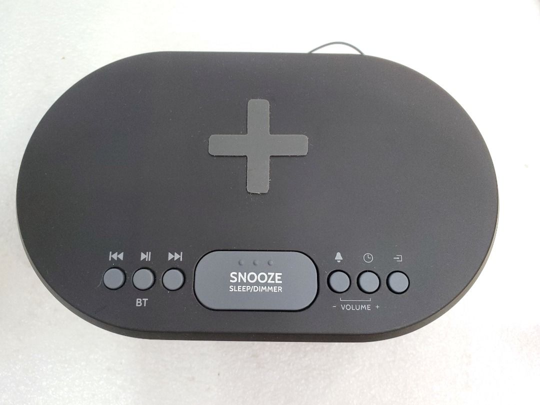 IBox Dawn Bedside Alarm Clock with Wireless Charging and Wireless