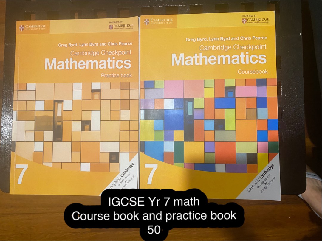 IGCSE year 7 Math book, Hobbies & Toys, Books & Magazines, Textbooks on Carousell