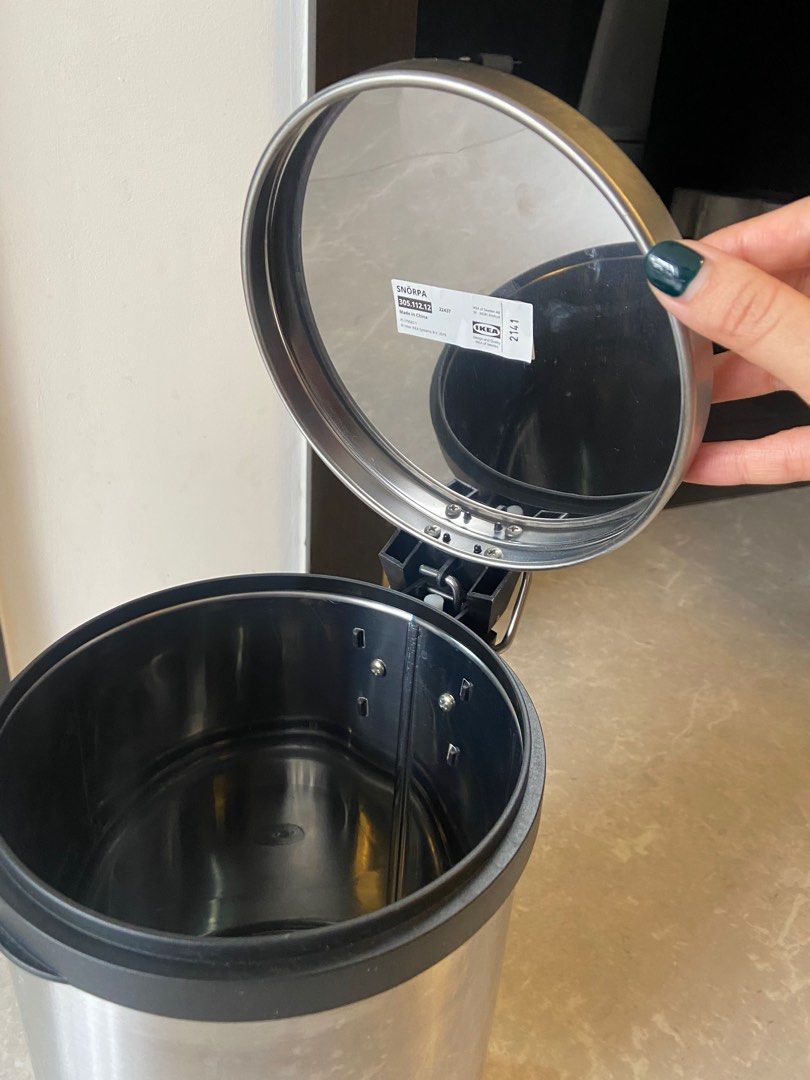 Ikea Pedal Bin Small 5L, Furniture & Home Living, Cleaning & Homecare