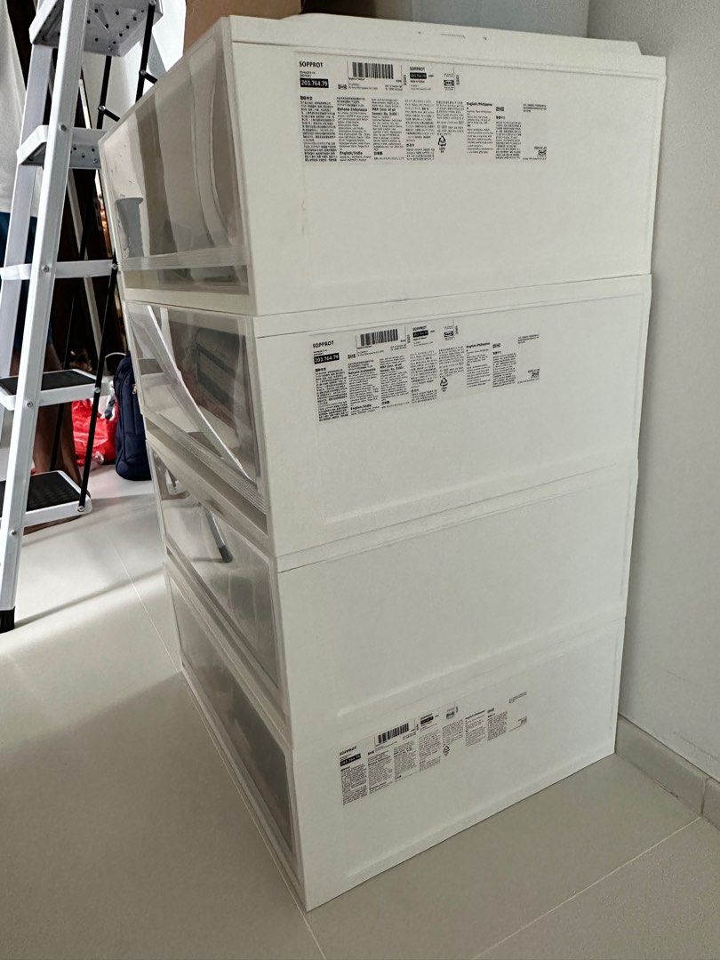 IKEA pull out storage unit, 4 x pcs sale 50, original 147