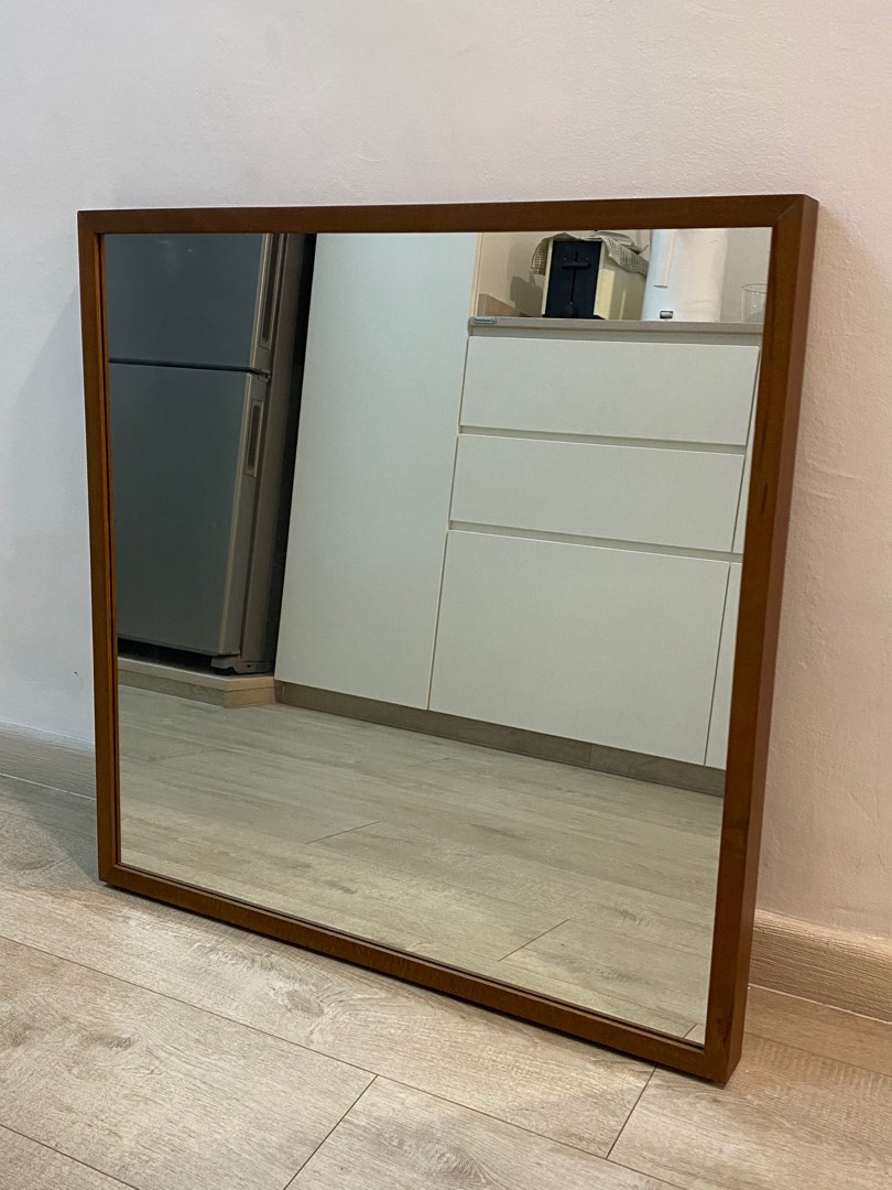 IKEA STAVE mirror 70 x 70 cm, Furniture & Home Living, Home Decor