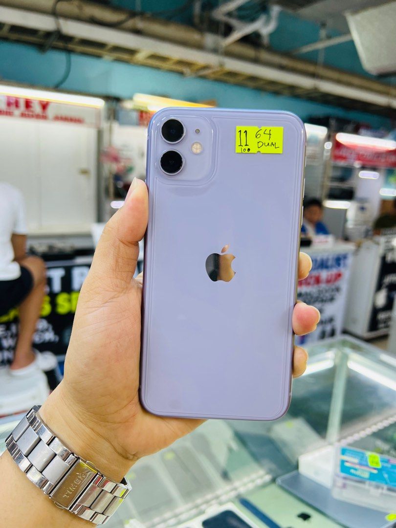 iPhone 11 64GB 100BH Openline Dualsim 99%smooth no issues (Category: iPhone 11 Series) located in San Juan City. Submitted by saabangadgetshop (Listing ID 1228537267, Image 2). Description: "PTPA ADMIN" Onhand | SLIGHTLY USED iPhone 11 64GB OPENLINE DUALSIM HONGKONG VARIANT Battery Health 100% NO HIDDEN ISSUES NO HISTORY OF REPAIR 99%Smooth TEST TO SAWA RESET ALL YOU WANT NOT REFURBISHED AUTHENTIC PHONE ALL WORKING 🆓Freebies ✅20w adaptor w/cable