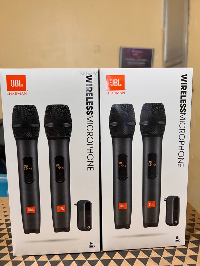 Jbl Wireless Microphone, Audio, Microphones on Carousell