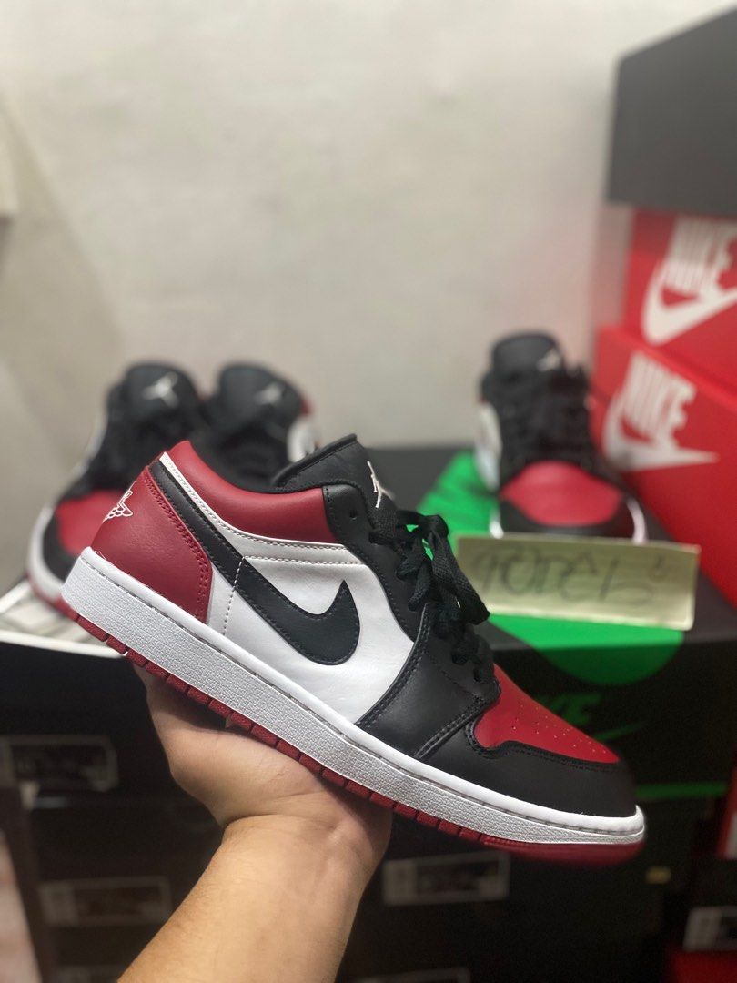 bred toe jordan 1 low
