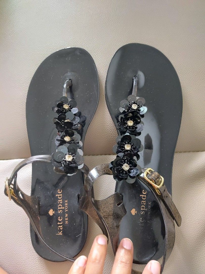 Kate spade silver sandals shop