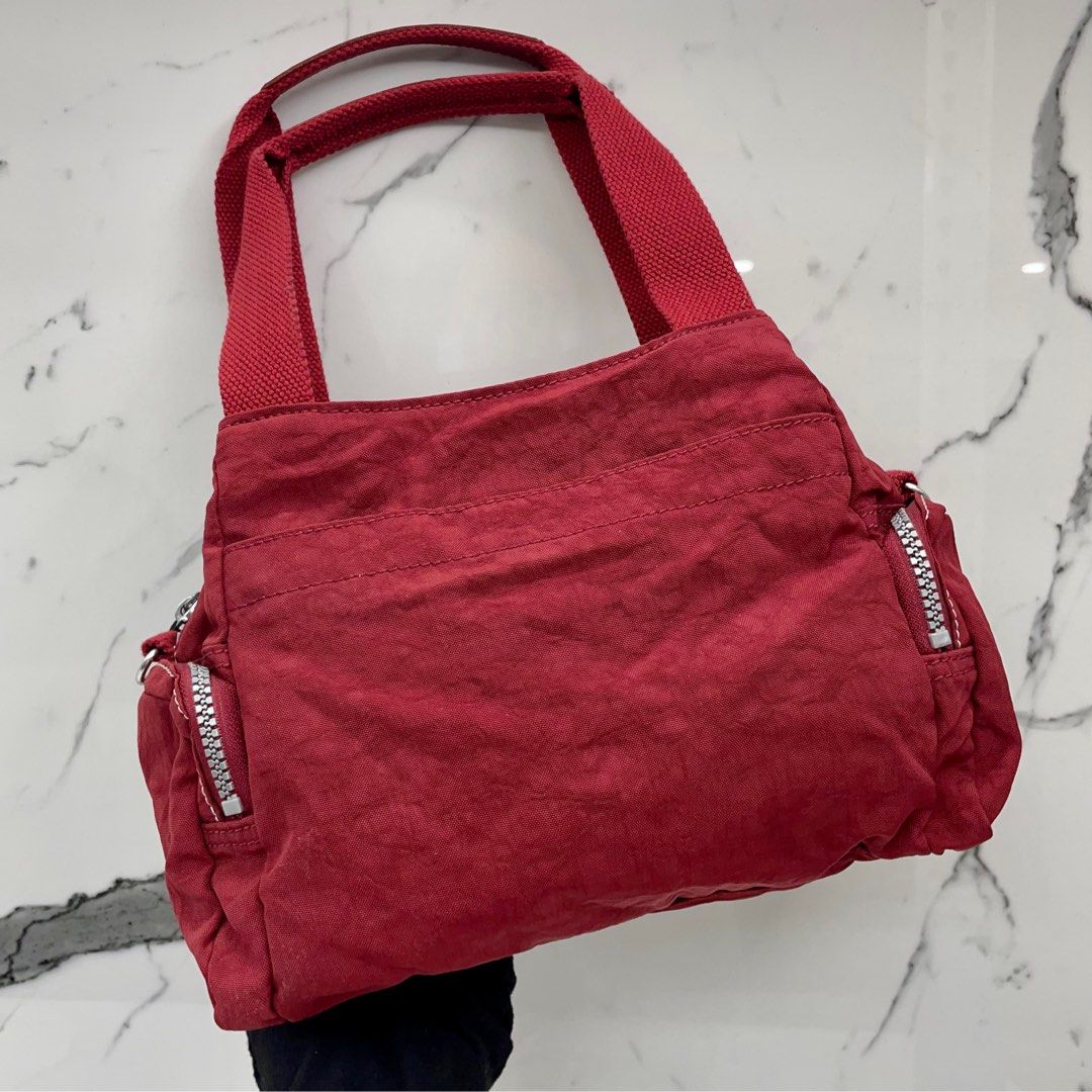 KIPLING RED NYLON 2 WAY SHOULDER BAG 237010698
