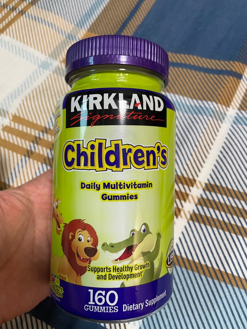 Kirkland multivitamins gummy for children, 健康及營養食用品, 健康補充品, 健康補充品 維他命
