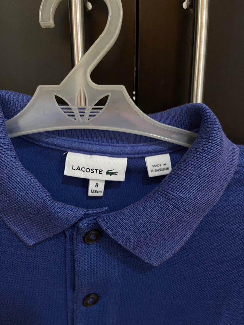 Lacoste Kids Polo Shirt (Category: Babies & Kids Fashion) located in Cavite. Submitted by chy_sells (Listing ID 1228522296, Image 2). Description: 100% authentic.