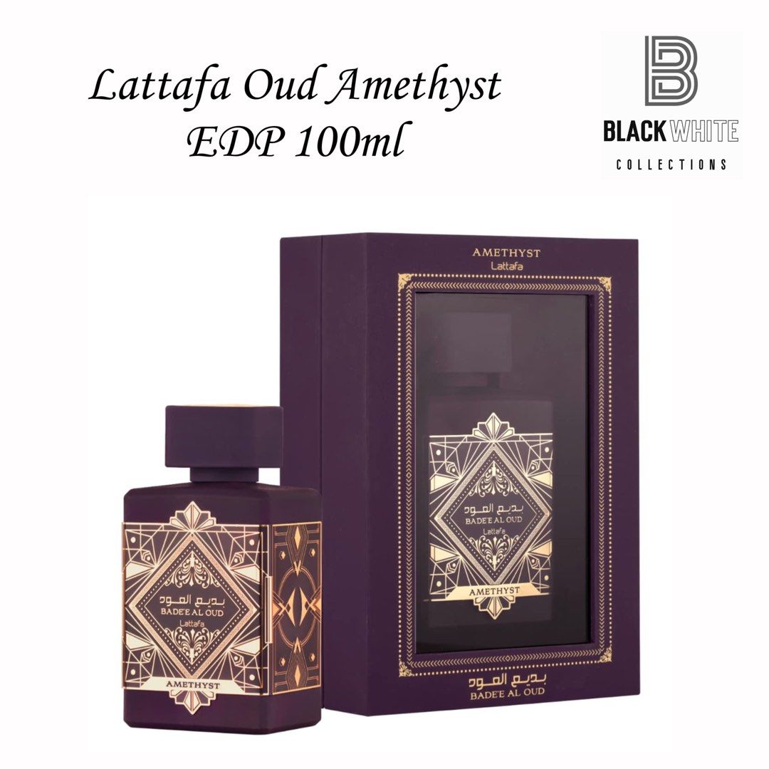 Lattafa Oud Amethyst EDP 100ml, Beauty & Personal Care, Fragrance