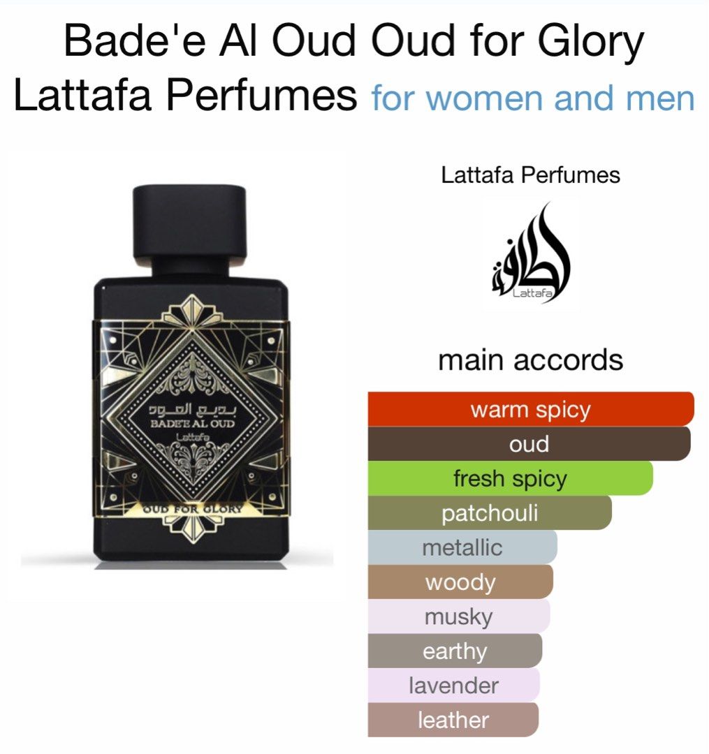 Oud For Glory EDP 100ml by Lattafa Perfumes, Beauty & Personal Care