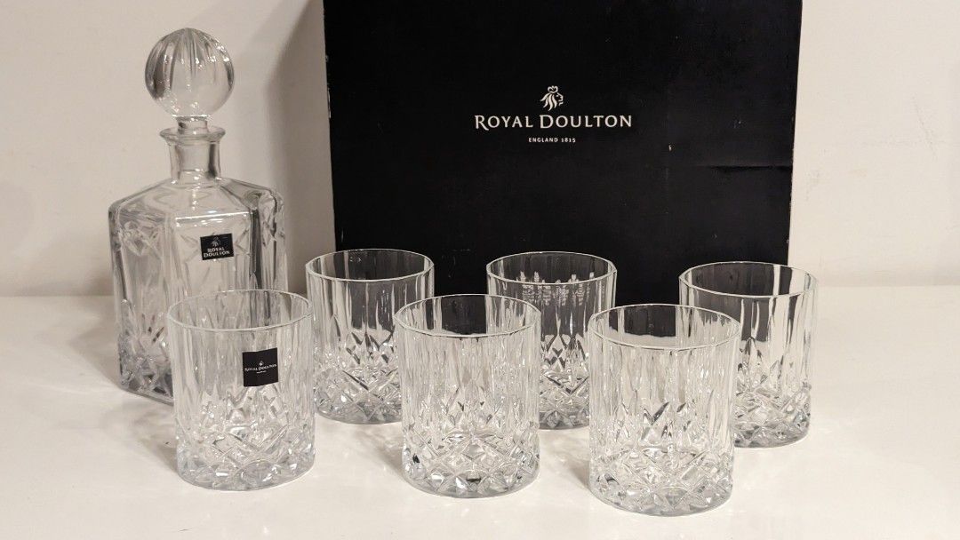 LEAVING SG SALE Royal Doulton Whiskey Set, Furniture & Home Living