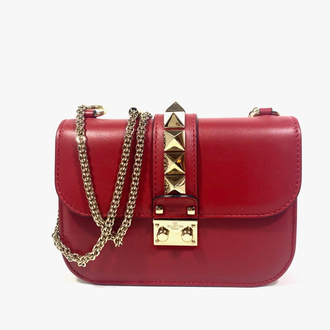 Valentino garavani Small vsling grainy calfskin shoulder bag, Luxury, Bags  & Wallets on Carousell