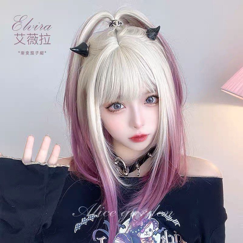Genshin Impact Kokomi Cosplay Wig Pink Mixed Blue Wig Cosplay Anime Cosplay  Wigs Heat Resistant Synthetic Wigs +Wig Cap - AliExpress