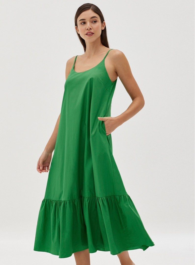 bonito ruffle maxi dress Petal & Pup Bonito Ruffle Maxi Dress - Berry