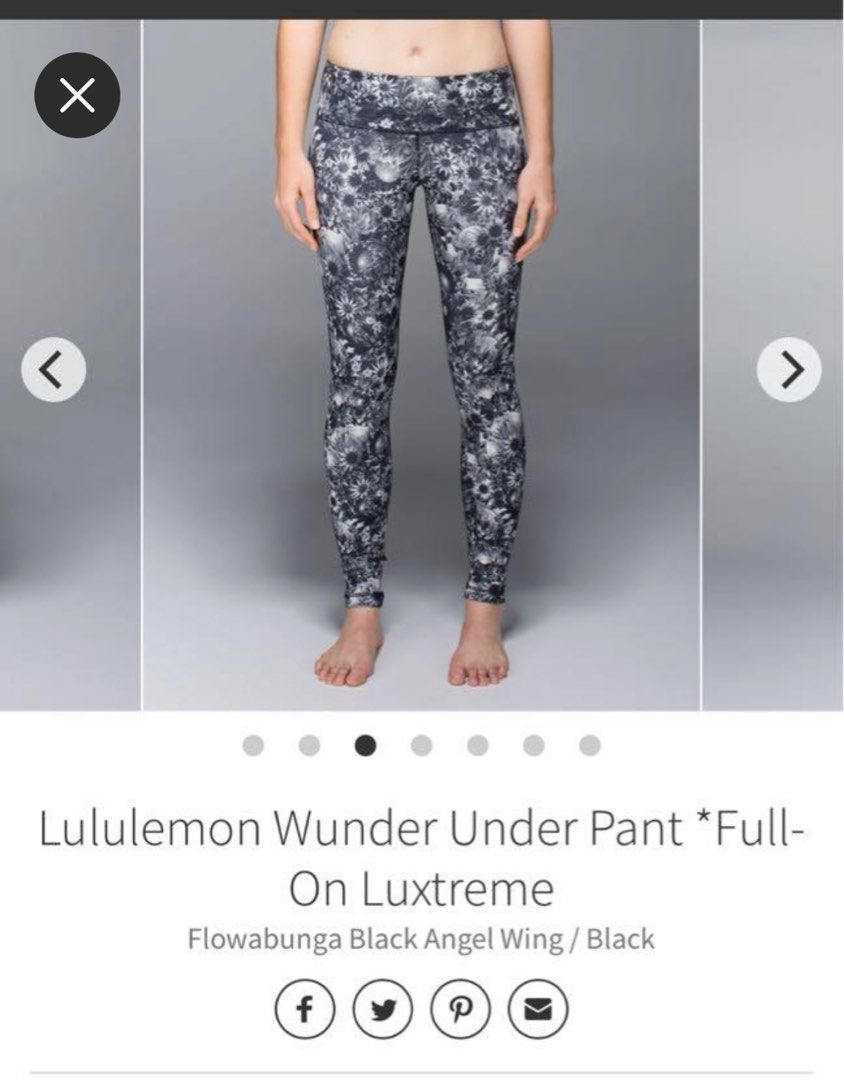 lululemon wunder under leggings, Women's Fashion, Activewear on Carousell