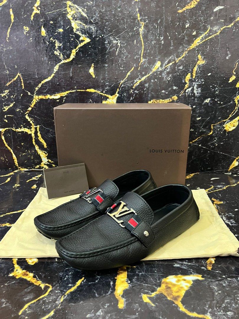 sepatu loafers Louis Vuitton Loafers Monte Carlo Moccasin in Black