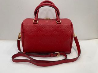 LV ROUGE EMPREINTE SPEEDY BANDOULIERE 25