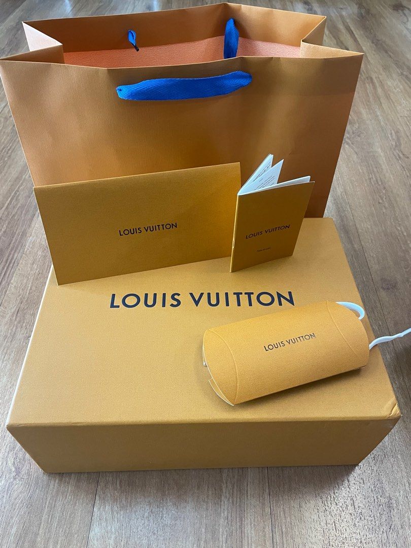 LOUIS VUITTON Iconic Yellow paper Gift Bag Various Size GIFT