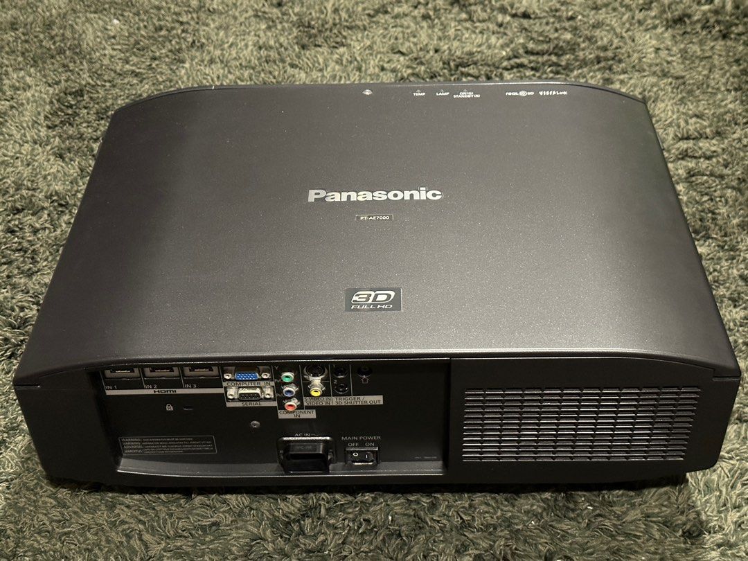 Made in Japan Panasonic Full HD 3D Home Cinema Projector, TV & Home ...