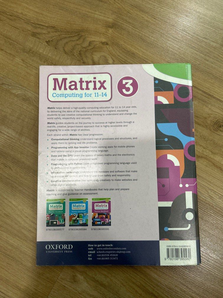 Matrix Computing for 11-14, Hobbies & Toys, Books & Magazines ...