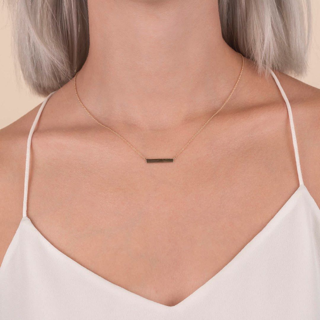 Mejuri on sale bar necklace