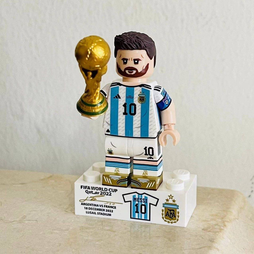 Messi lego minifigure clearance