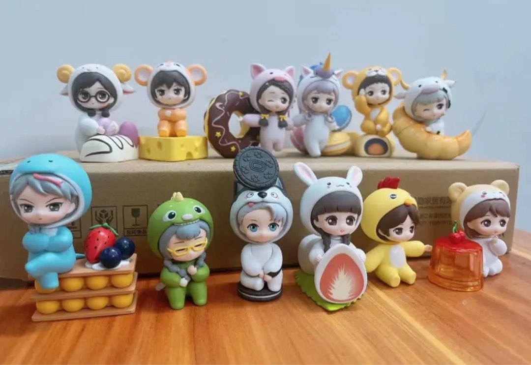 Miao Xiao Tu Zodiac Desserts in Monkey and Snake, Hobbies & Toys, Toys ...