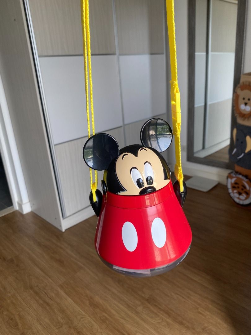Mickey Mouse FlipTop Canteen Bottle with Buckle Strap, Babies & Kids