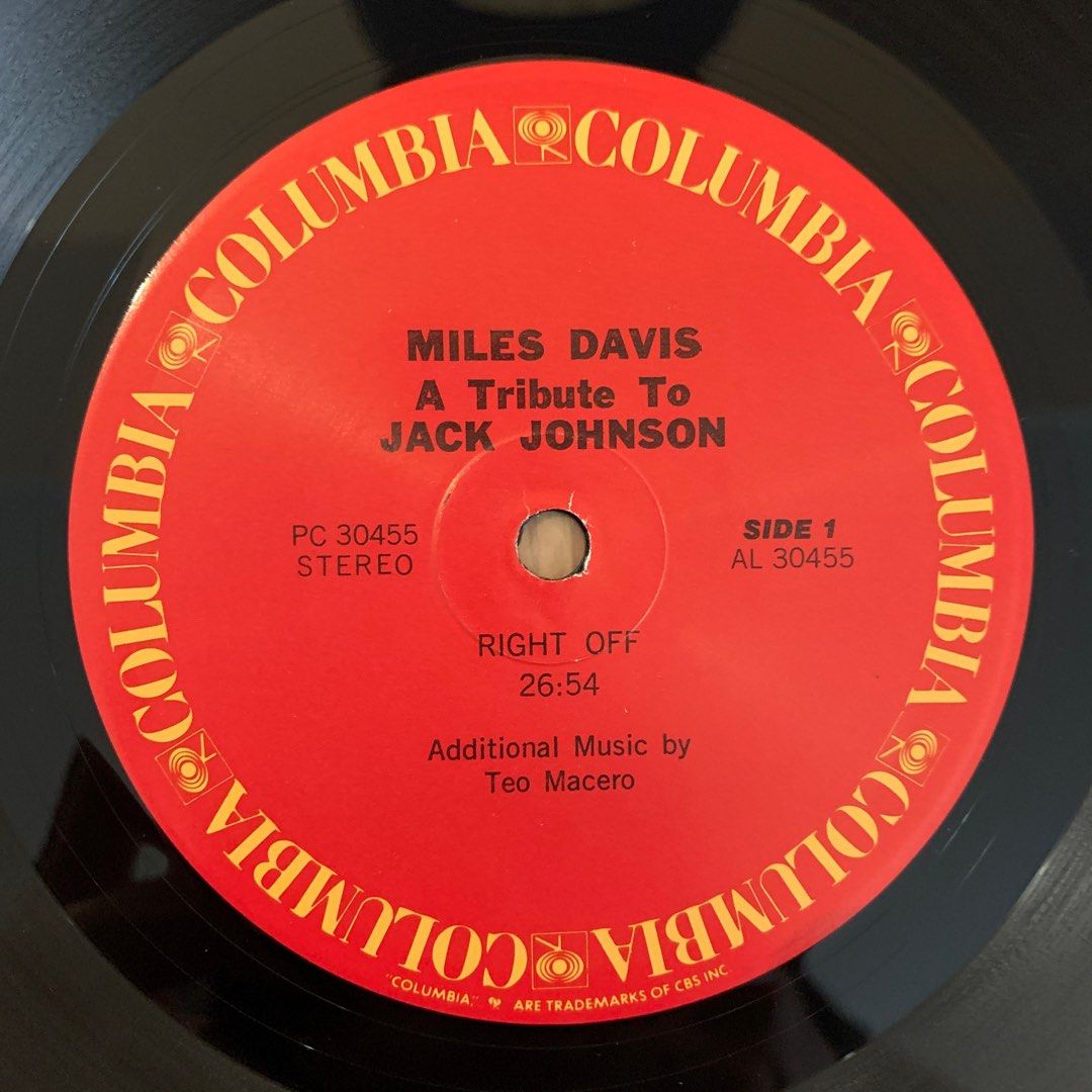 Miles Davis – A Tribute To Jack Johnson Vinyl (Jazz, US ...