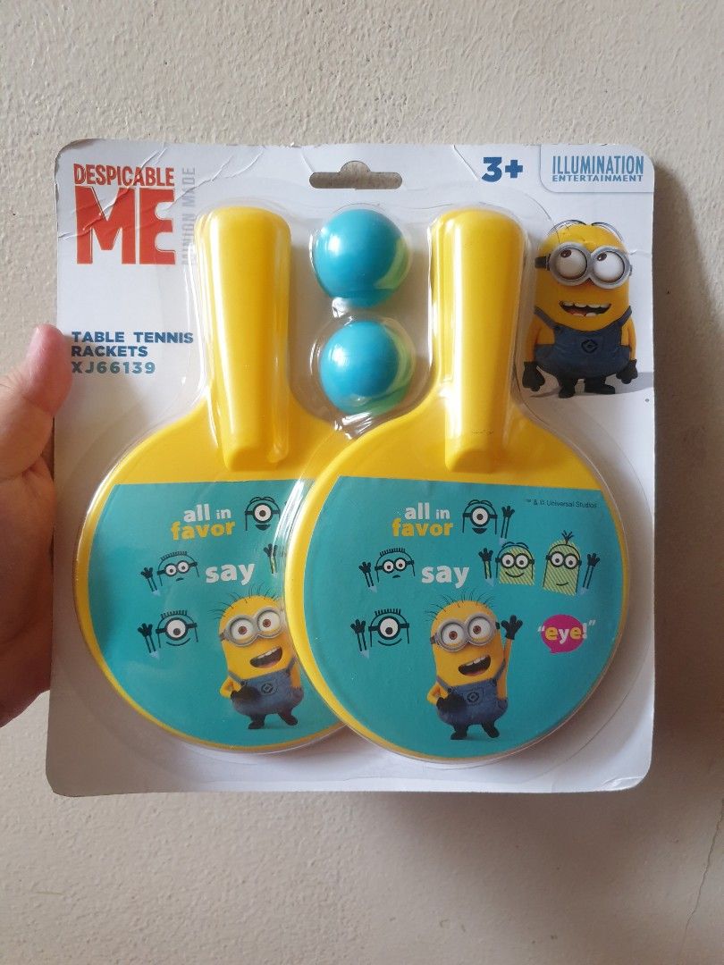 Minions Table Tennis Rackets Mesuca on Carousell