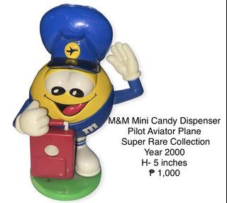 M&M's Basketball Sport Candy Dispenser Blue M&M Character in  Original Box