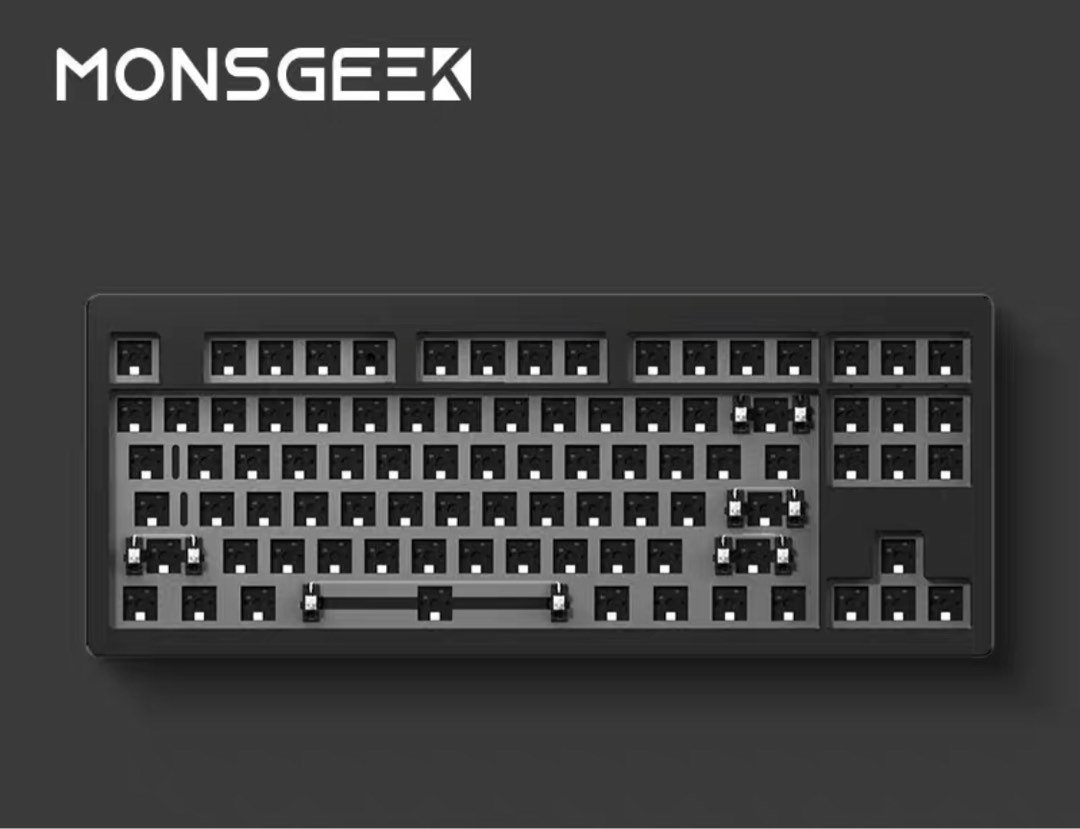 monsgeek m3 TKL hotswap rgb gasket mount aluminium keyboard barebones