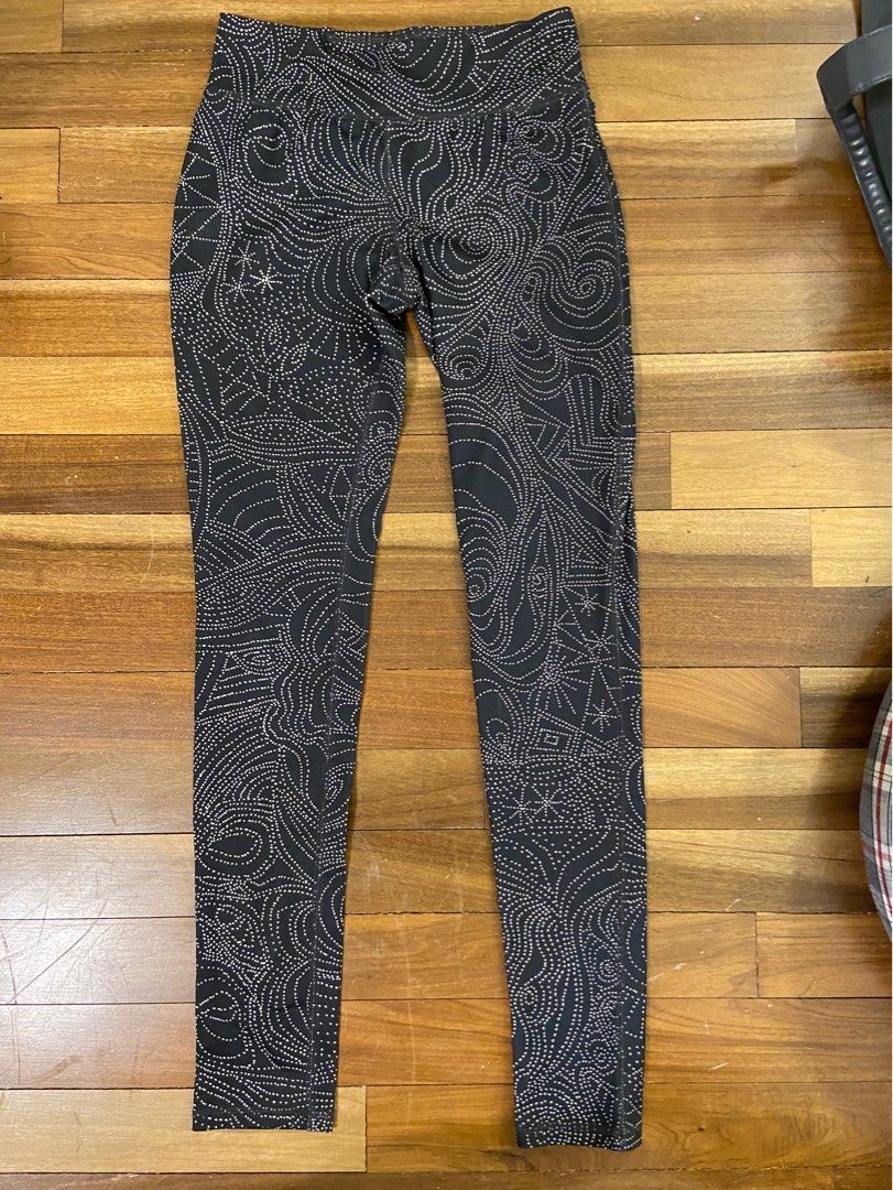 XS) Mossimo Supply & Co. patterned tights leggings yoga pilates