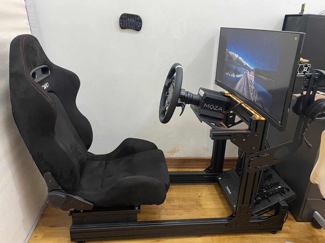 Moza R9 Direct Drive wheelbase   CS Wheel  SRP Pedals   Simmatch Racing